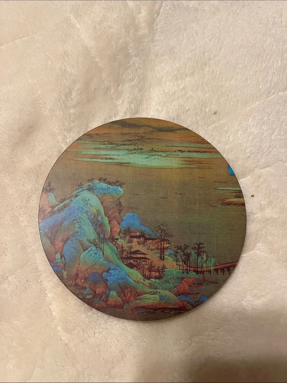 Thousand Miles Rivers and Mountains Coaster Set
